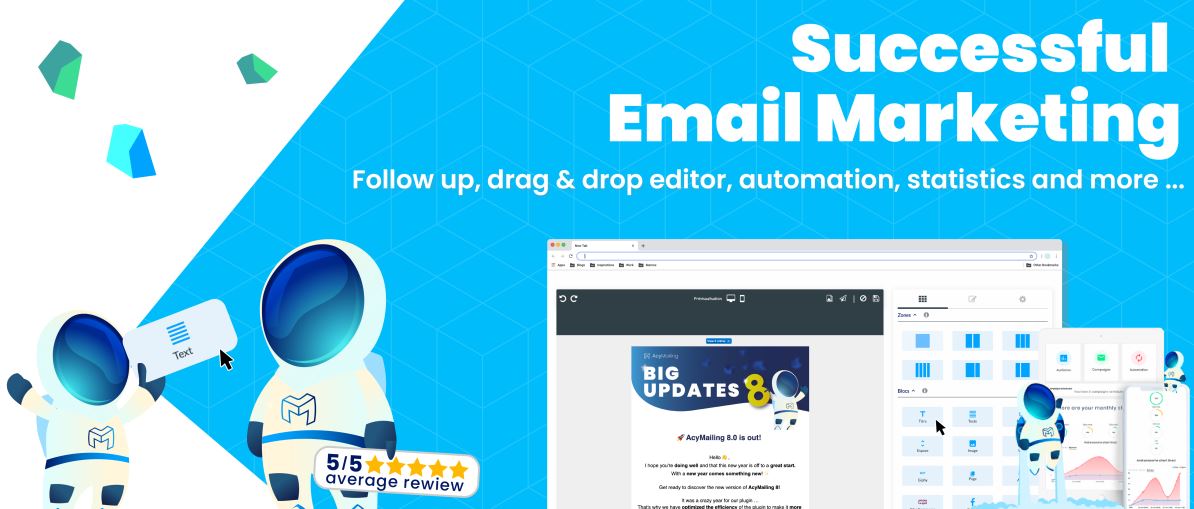 acymailing starter email