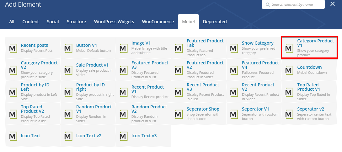 Category Product v1