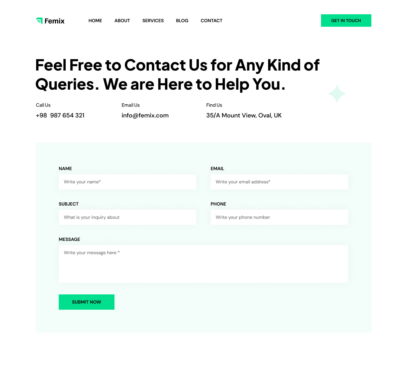 contact