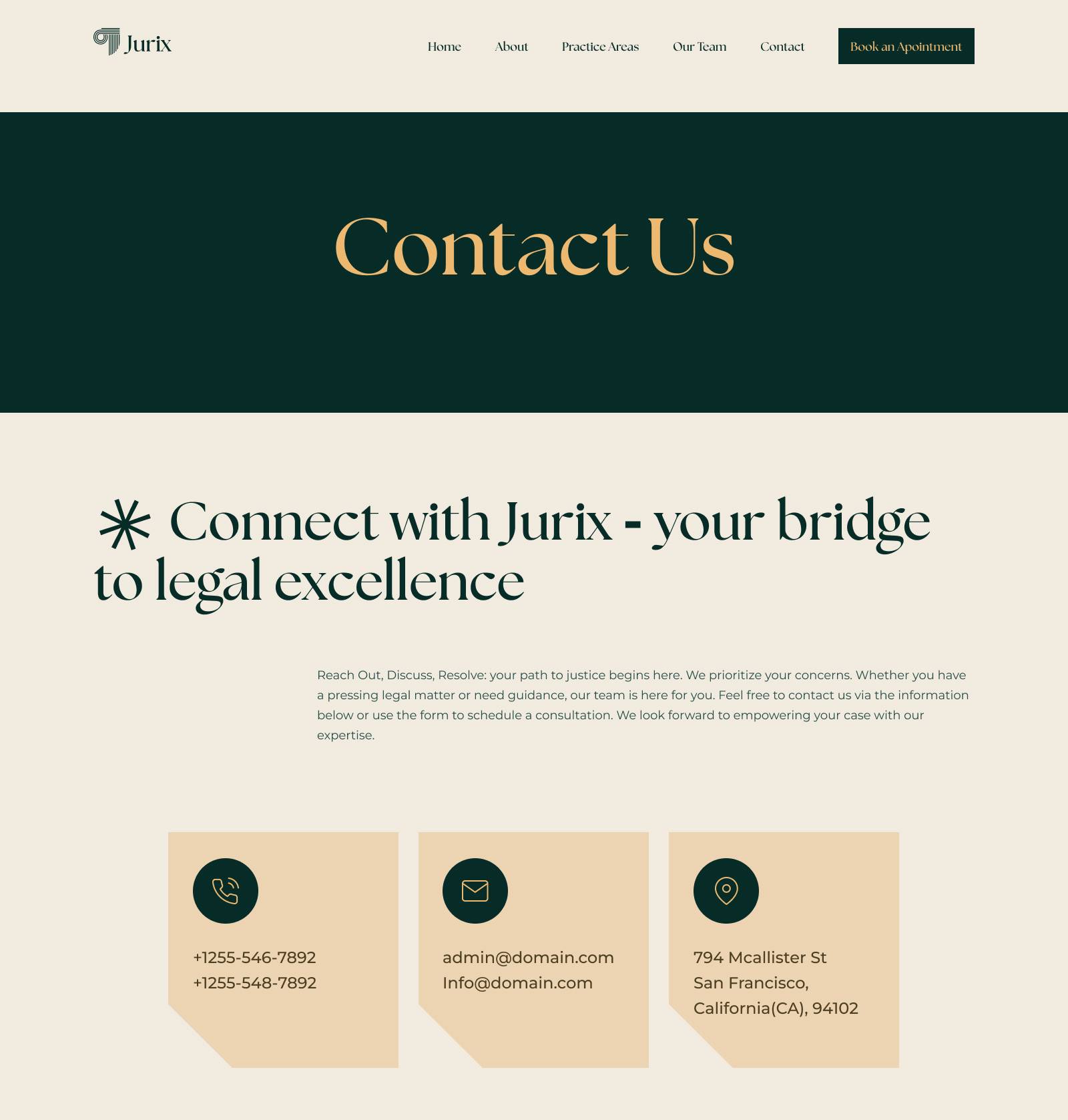 contact us