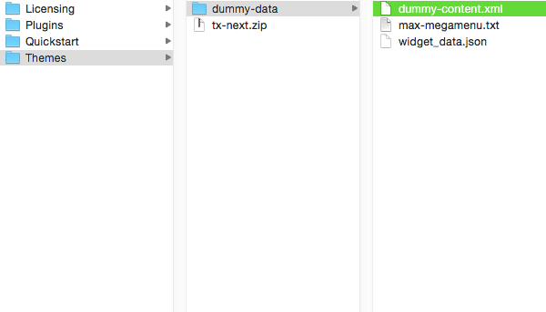Import data