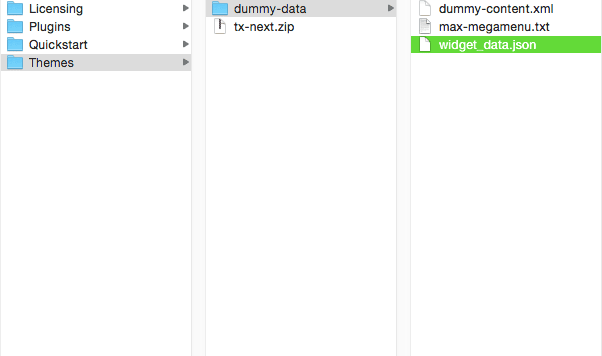 Import data