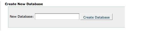 Database Creation