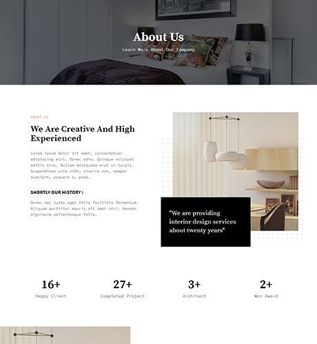 About - Interior Design