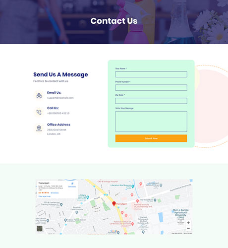 Contact - Cleaning Service