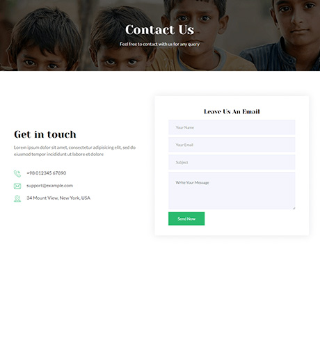 Contact - Charity