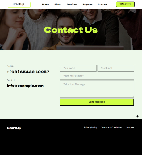 Startup - Contact