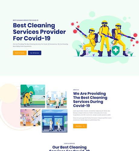 Home Covid 19 - Cleaning Service