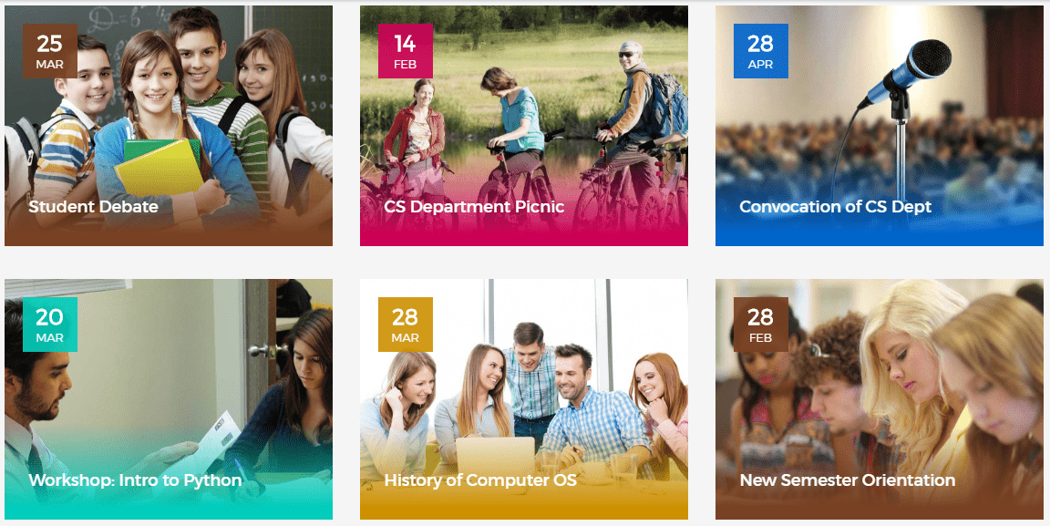 Events By Category