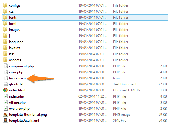 Favicon changing