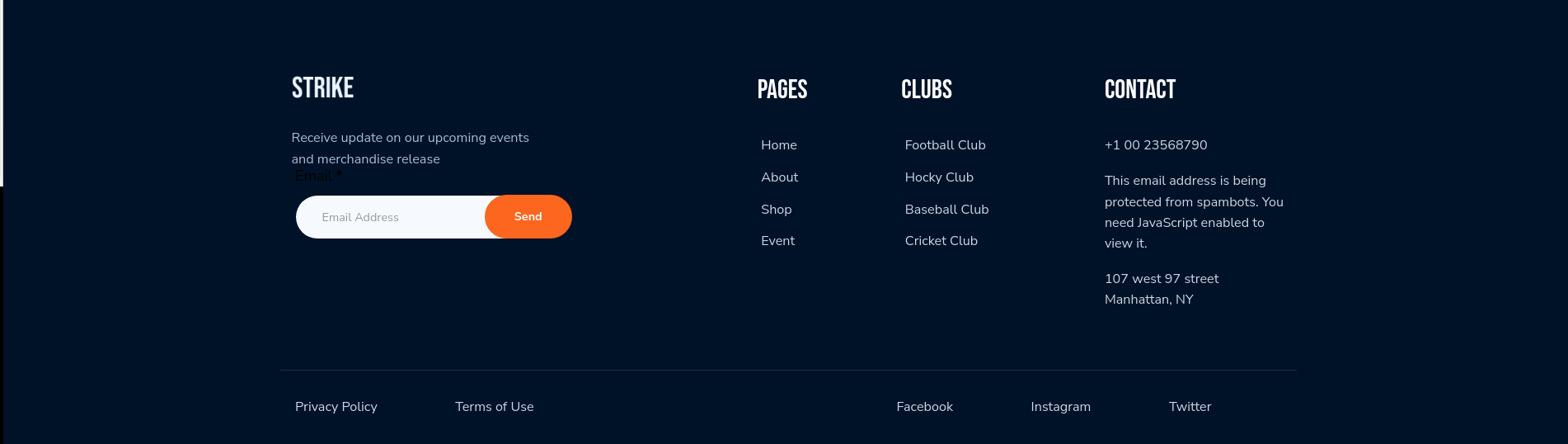footer
