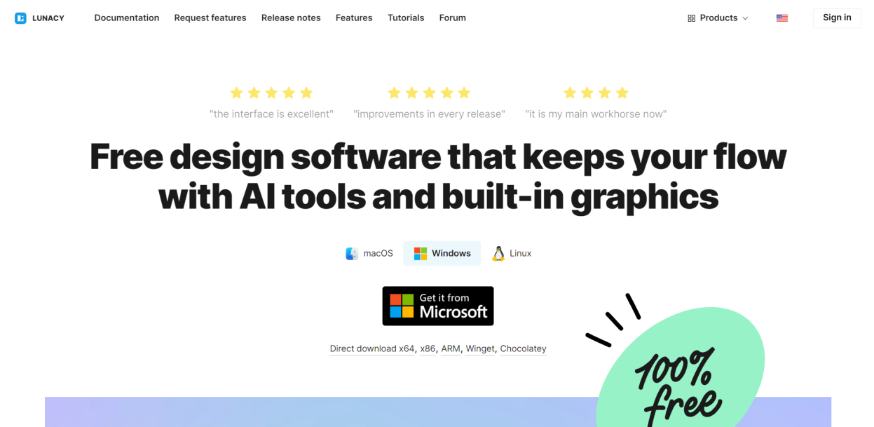 Lunacy Free Design Software for Win Mac Linux