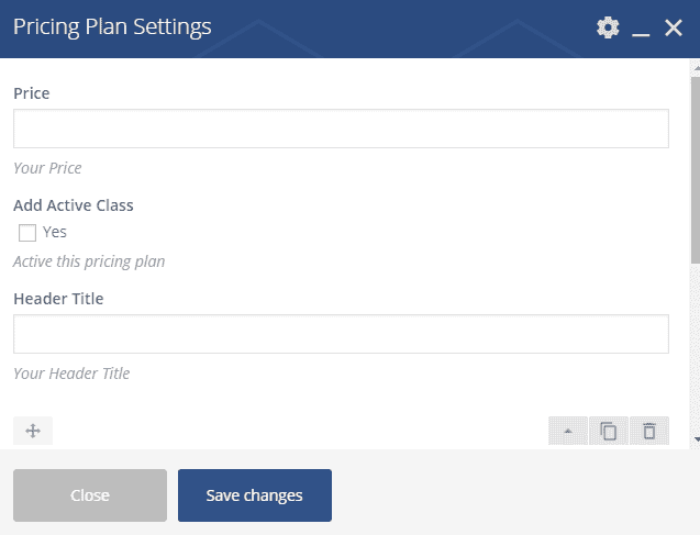 Pricing Plan