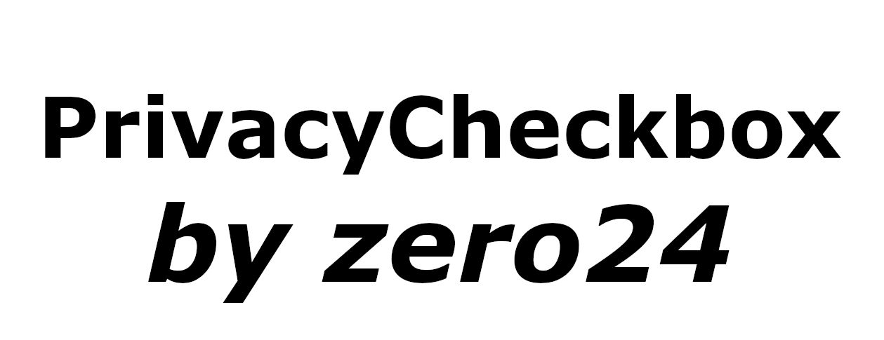privacycheckbox custom fields