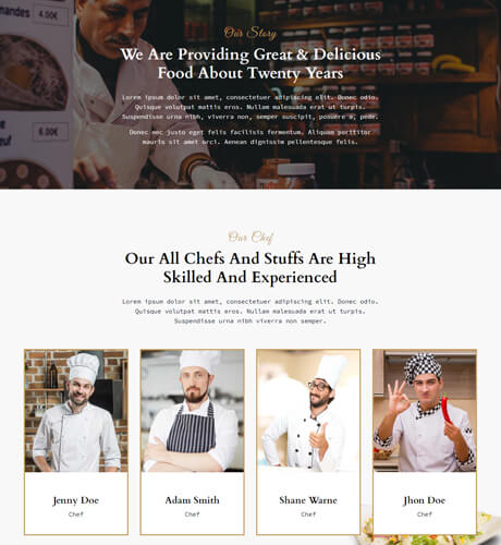 About Us - Restaurant