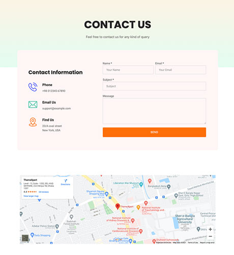 HelpDesk SaaS - Contact