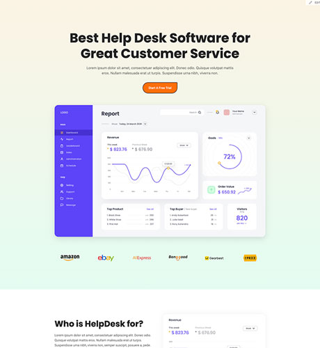 HelpDesk SaaS - Home