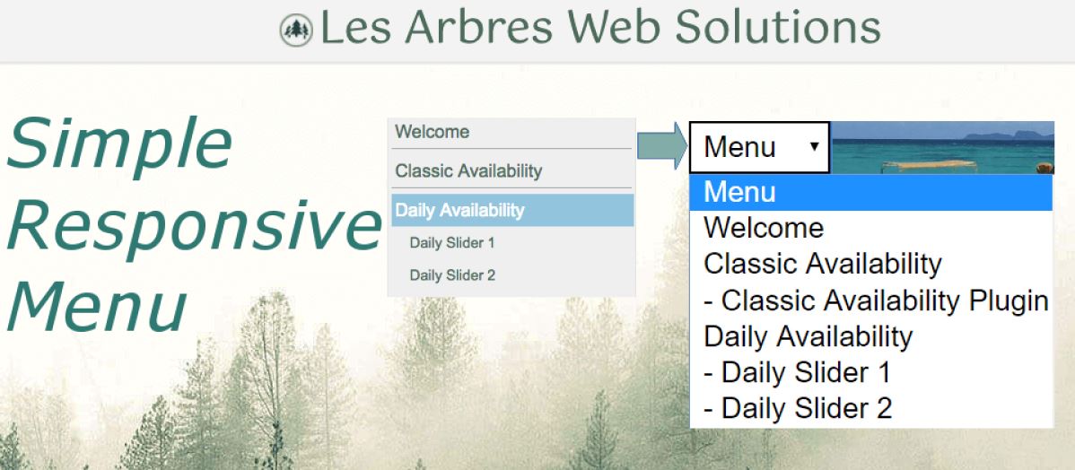 simple responsive menu