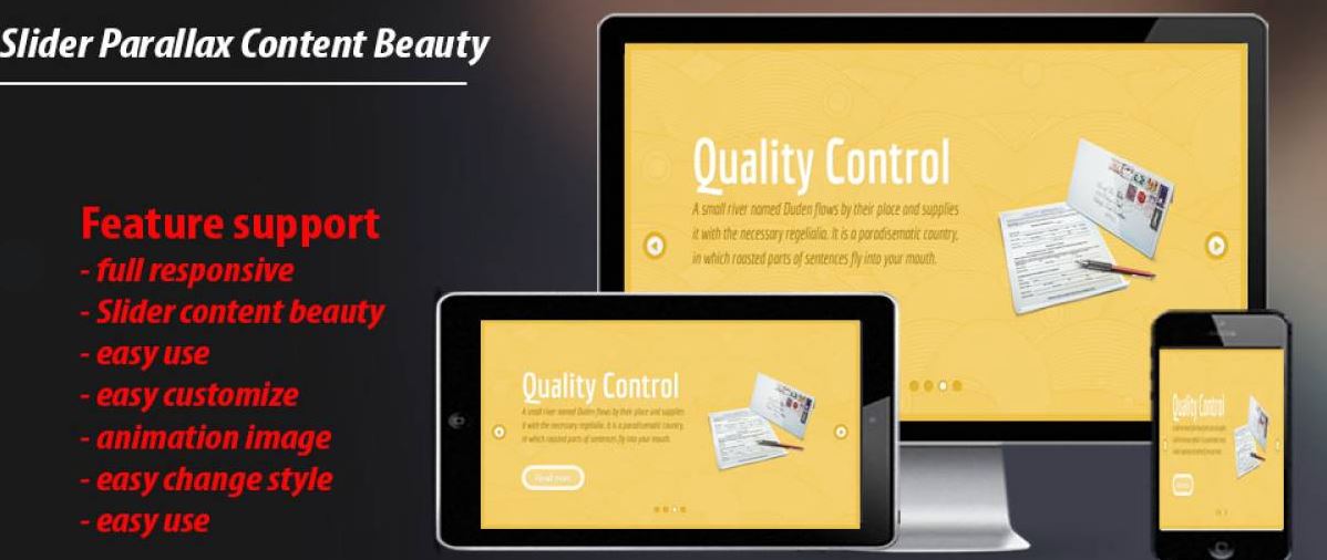 slider parallax banner