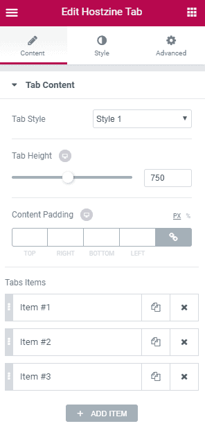 uHost Tab